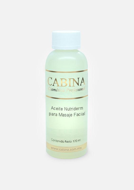 Aceite nutriderm para masaje facial 120 ml