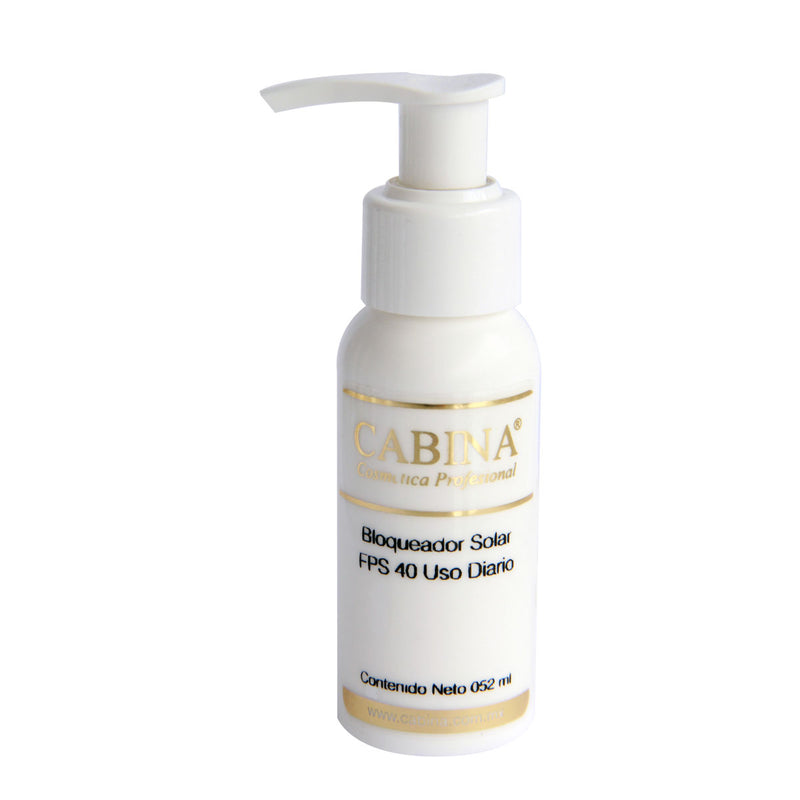 Bloqueador solar FPS 40 uso diario 052 ml