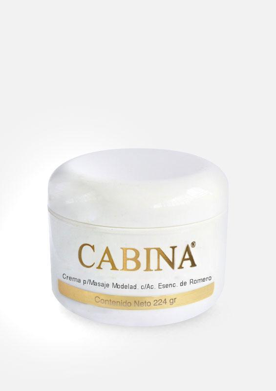 Crema p/masaje modelador c/Ac. Esenc. de Romero 224 gr.