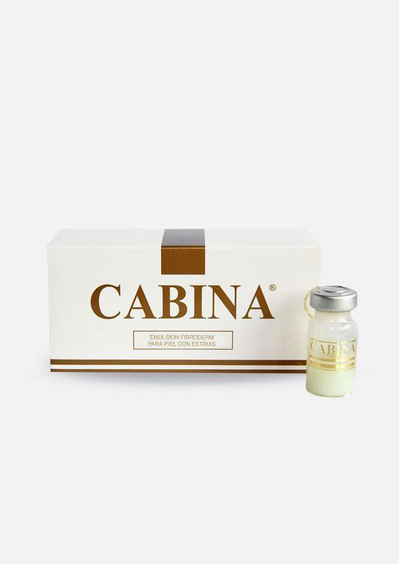 Emulsión Fibroderm para piel c/estrías, viales 08x8 ml.