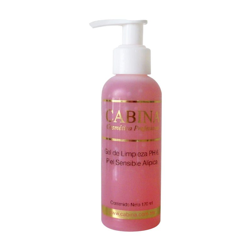 Gel de limpieza pH 6, piel sensible alípica 120ml