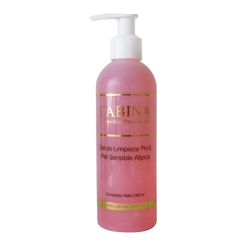 Gel de limpieza pH 6, piel sensible alípica 240ml