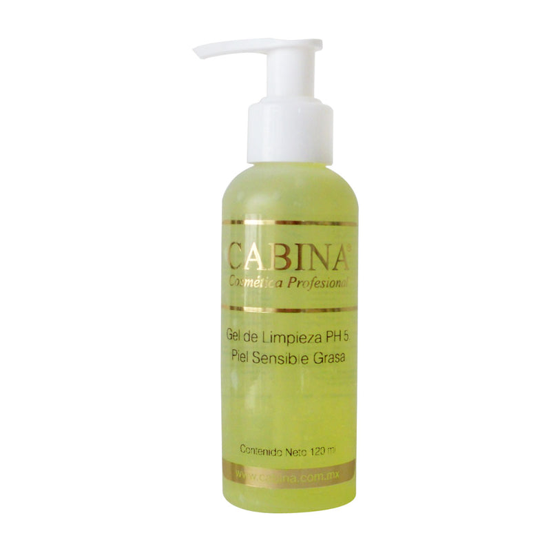 Gel de limpieza pH 5, piel sensible grasa 120ml