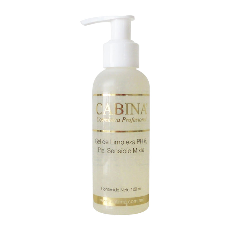 Gel de limpieza pH 6, piel sensible mixta 120ml