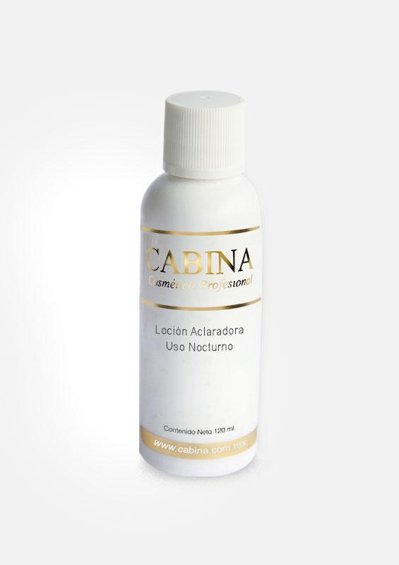 Loción aclaradora, uso nocturno 120 ml.